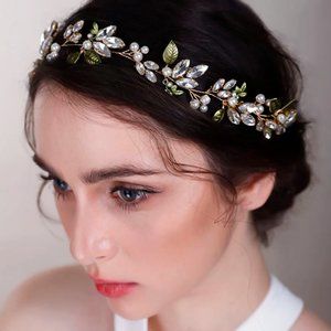 Green Leaves Hair Vine, Woodland Wedding, Fairy Cosplay, Renaissance Faire